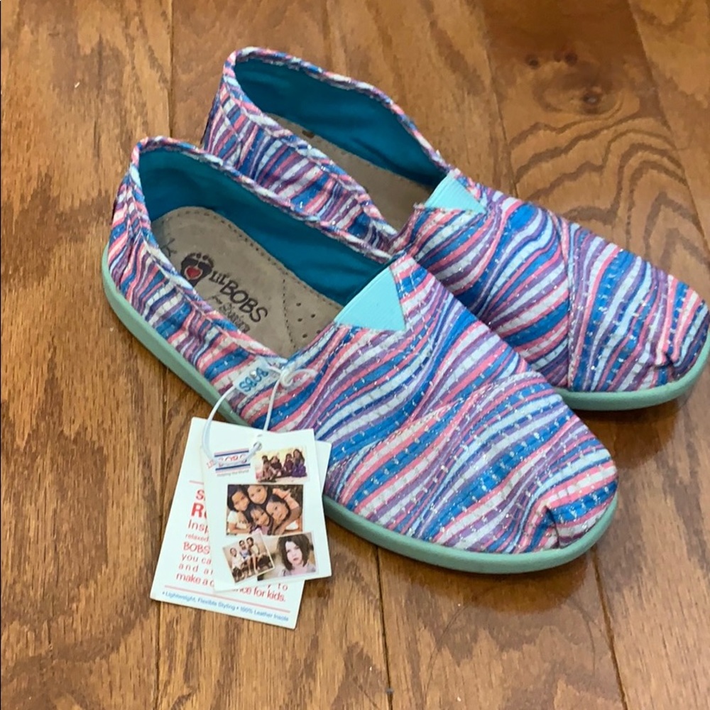 NWT Sketchers girls BOBS shoes